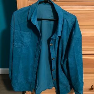Buttoned Corduroy Jacket